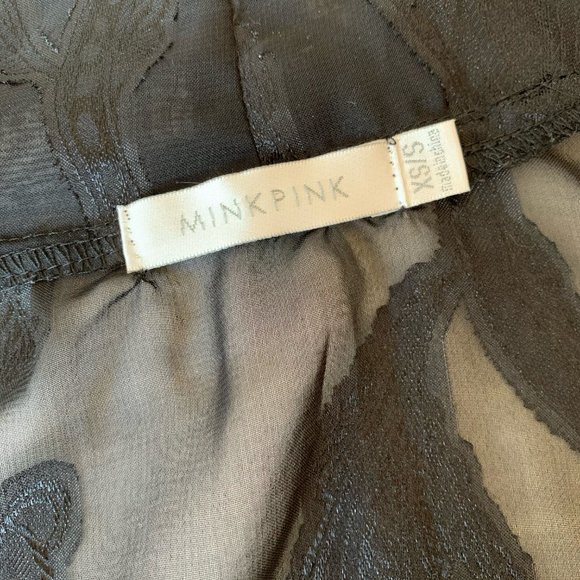 MINKPINK | Sheer Long Black Cardigan - Picture 9 of 12